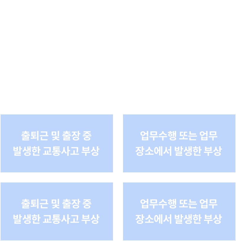 임금을 목적으로 근로자가 일을 하다가 업무중에 재해를 입었을 경우 4일 이상 요양이 필요할 때 산재보험 적용을 받을 수 있습니다.